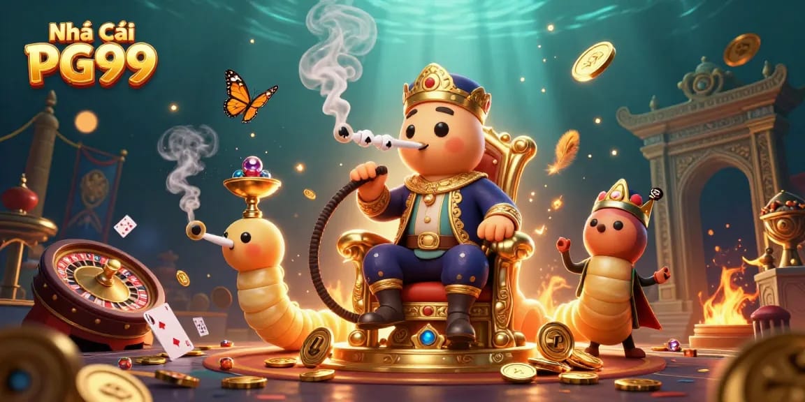Experience excitement at Nhà Cái PG99 with dynamic casino elements and vibrant characters.