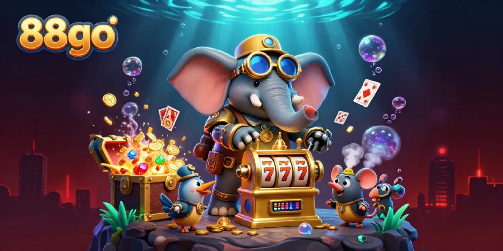 Experience exhilarating gameplay at 88go with a vibrant steampunk-themed slot casino, offering immersive interactions and rewards.