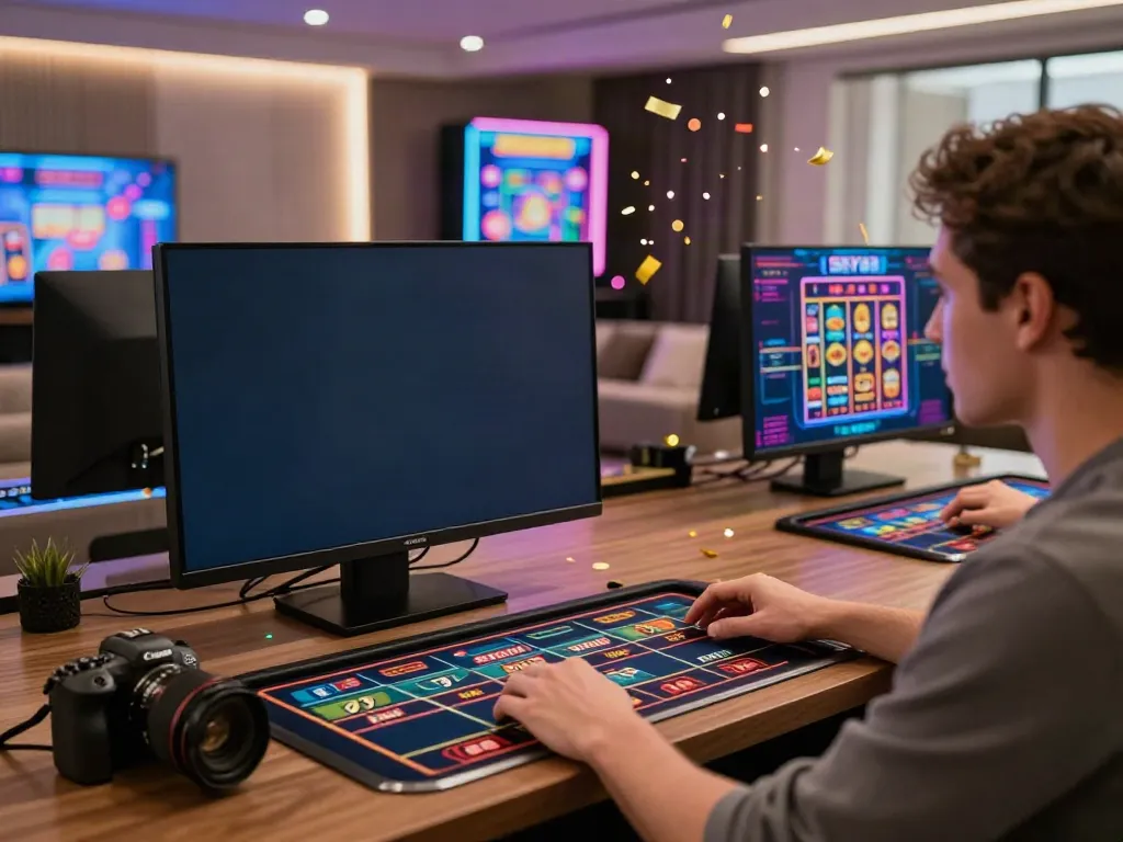Exciting gameplay on the SKY88 platform with vibrant casino graphics.
