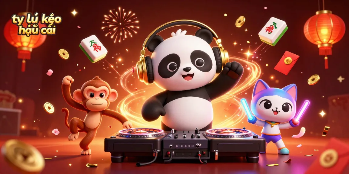 Engage with tỷ lệ kèo nhà cái—celebrate online betting with a vibrant 3D casino scene.