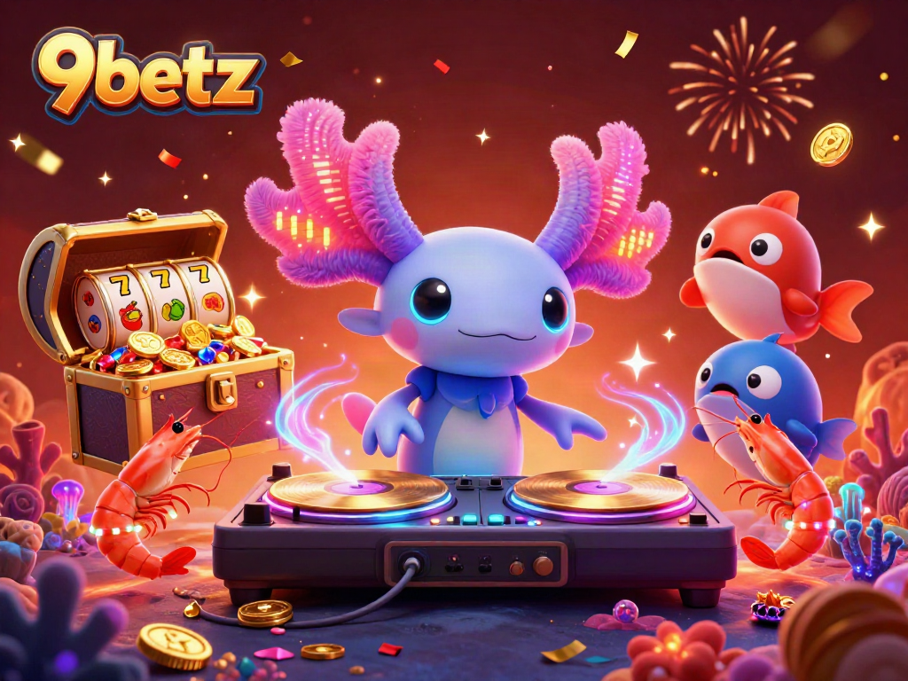 Experience thrilling gameplay with 9betz casino's vibrant underwater party featuring unique characters and dynamic game elements.
